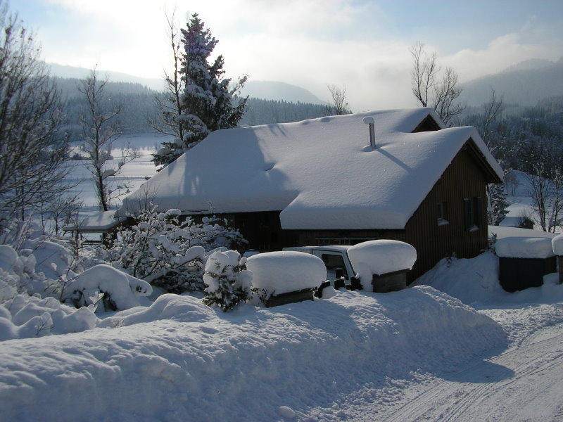 Das Haus im Winter: